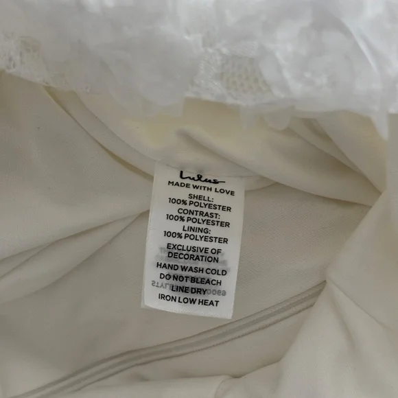 Lulus Destiny One-Shoulder High-Lo Midi Dress - Ivory White Size S - Picture 13 of 13